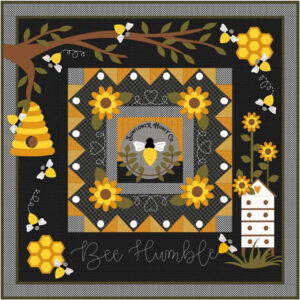 Bee Humble Wool Applique Block of the Month