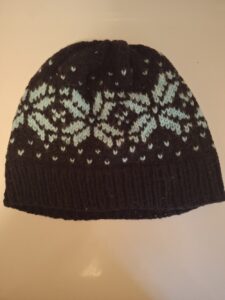 2 Colour Knit Hat